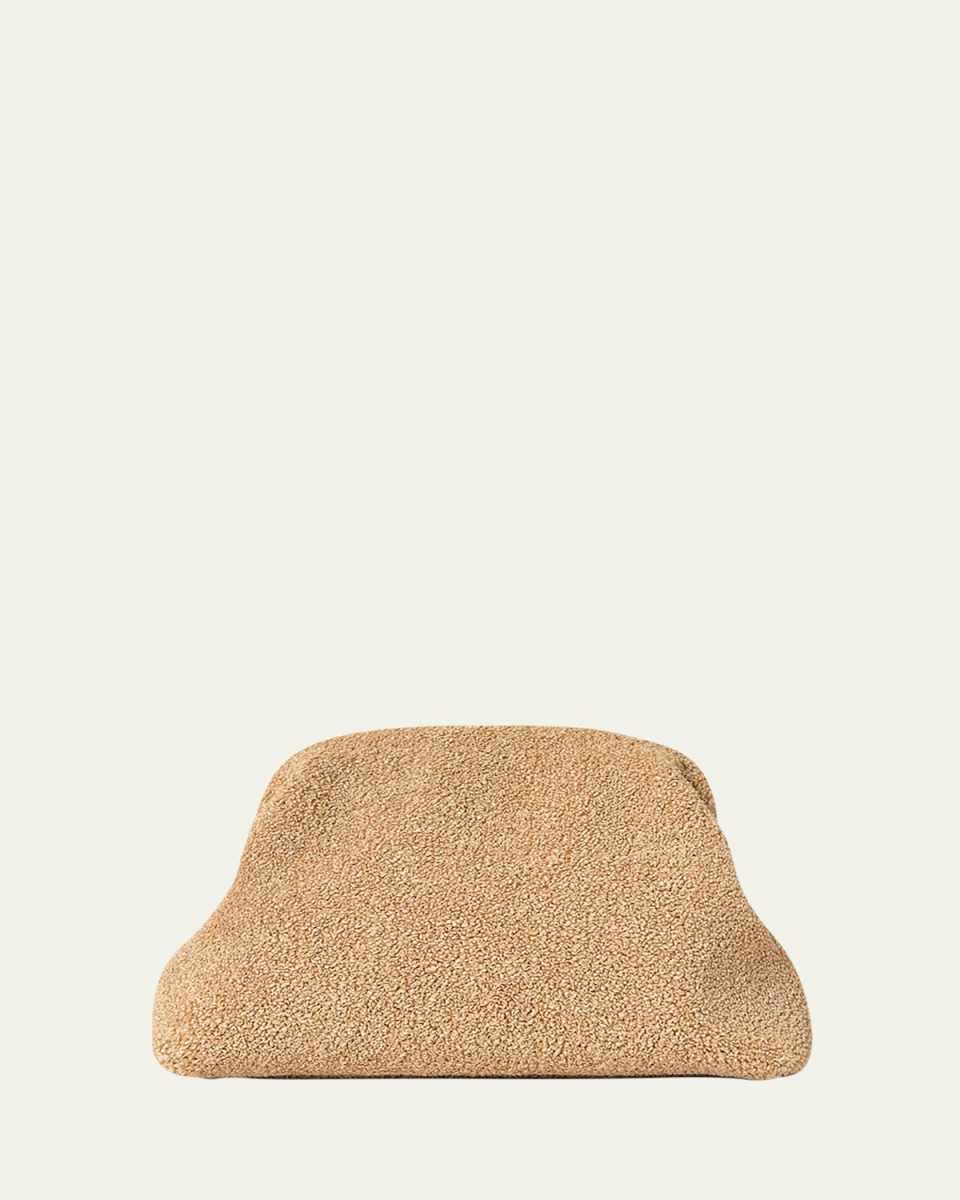 Mira Clutch Bag in Textured Fabric
